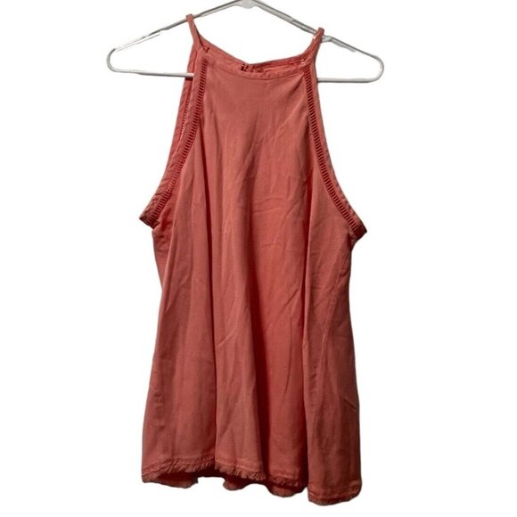 Cloth & Stone Anthropologie Frayed Hem Sleeveless Tencel‎ Boho Peasant Preppy - Picture 1 of 10